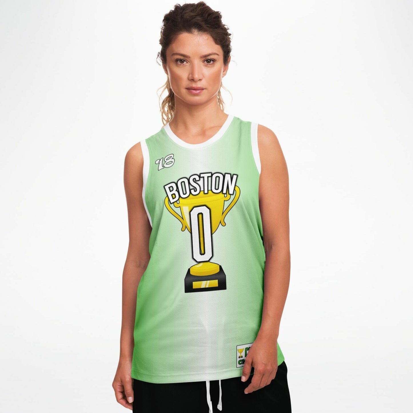 Boston Basketball Championship #0 Custom Jersey