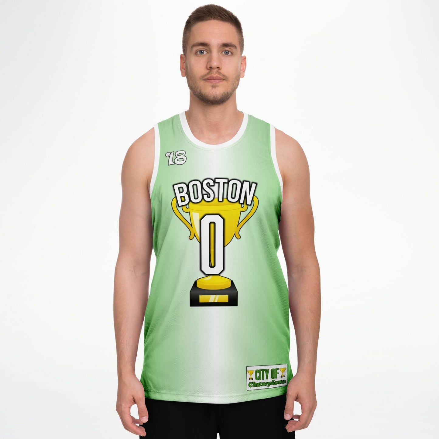 Boston Basketball Championship #0 Custom Jersey