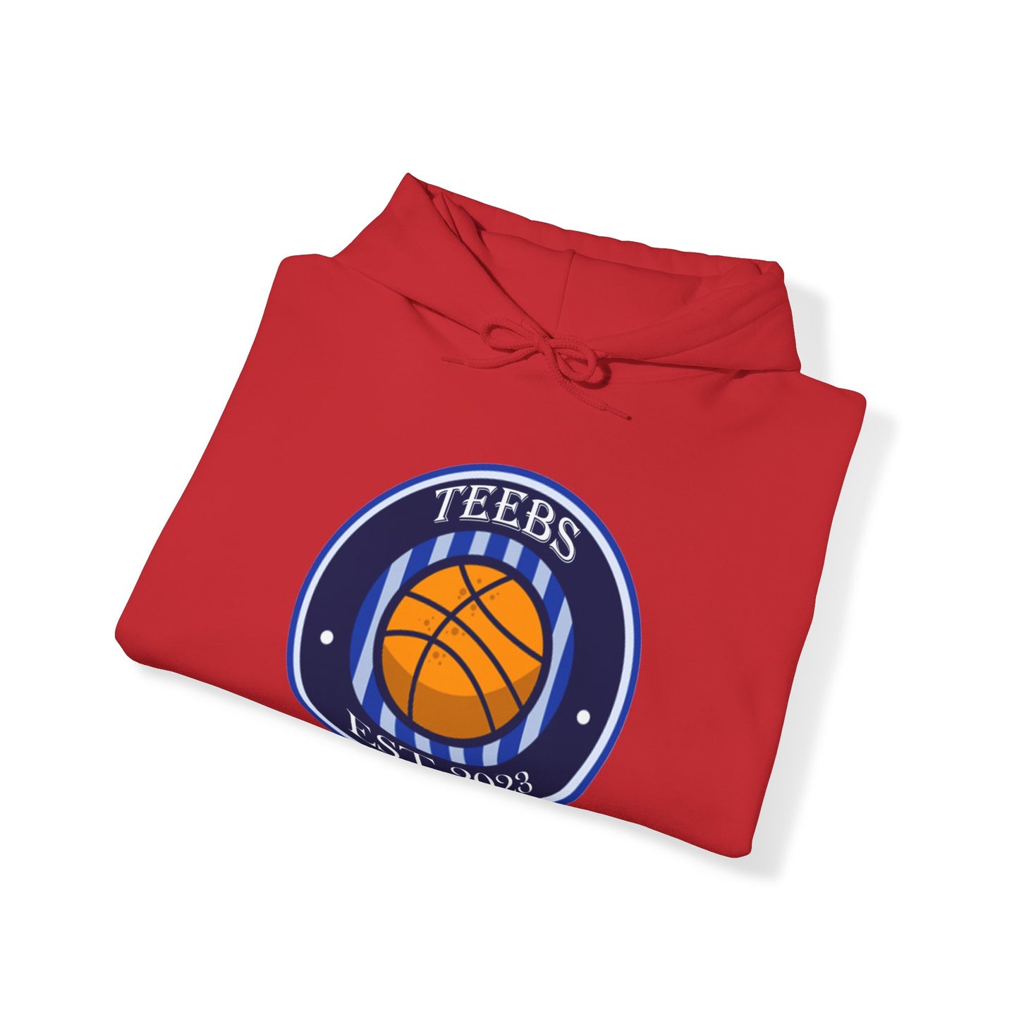 Teebs "Est. 2023" Logo- Red Hoodie