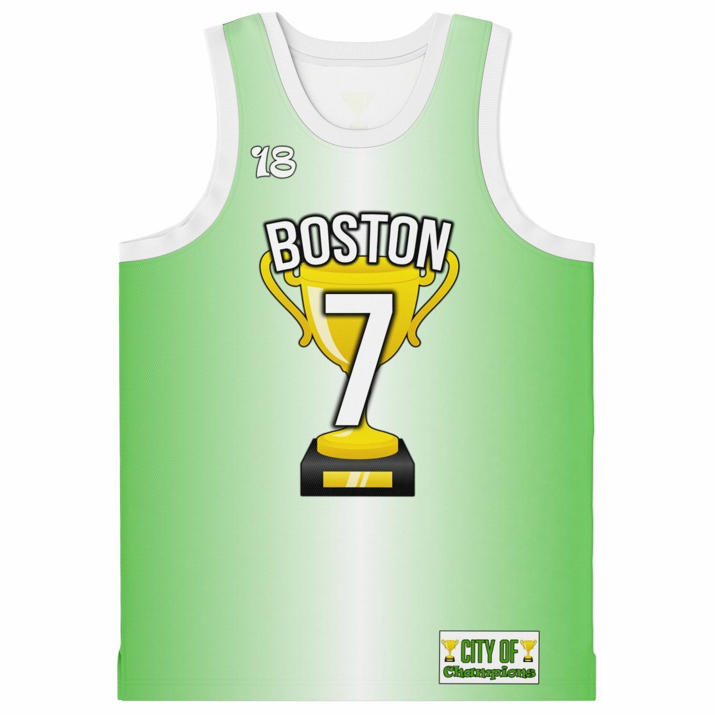 Boston Basketball Championship #7 Custom Jersey