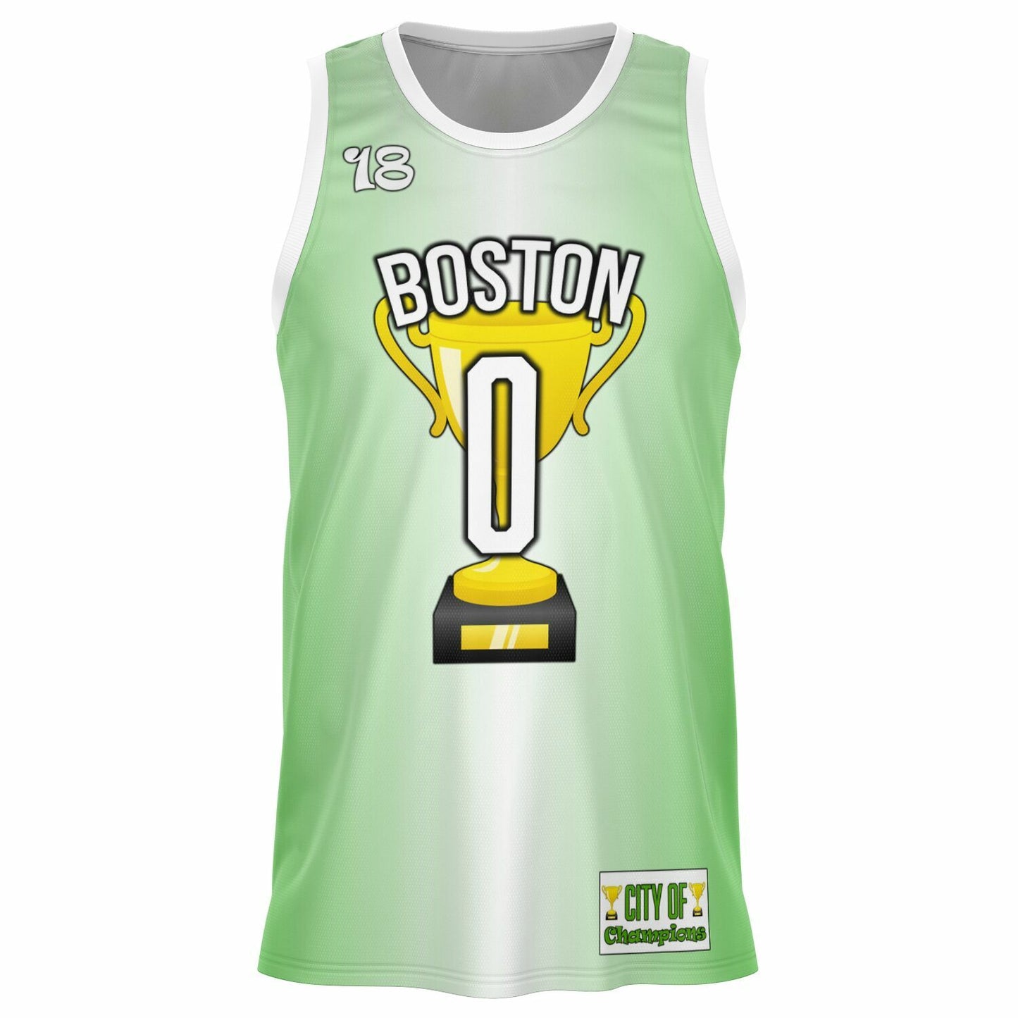 Boston Basketball Championship #0 Custom Jersey