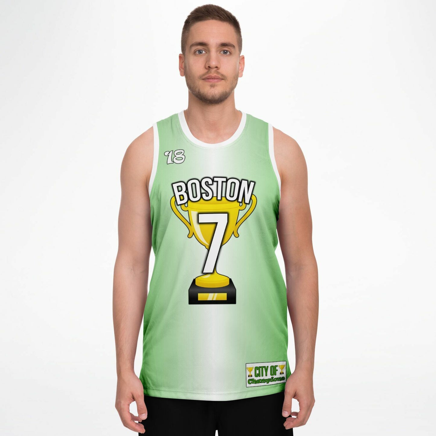 Boston Basketball Championship #7 Custom Jersey