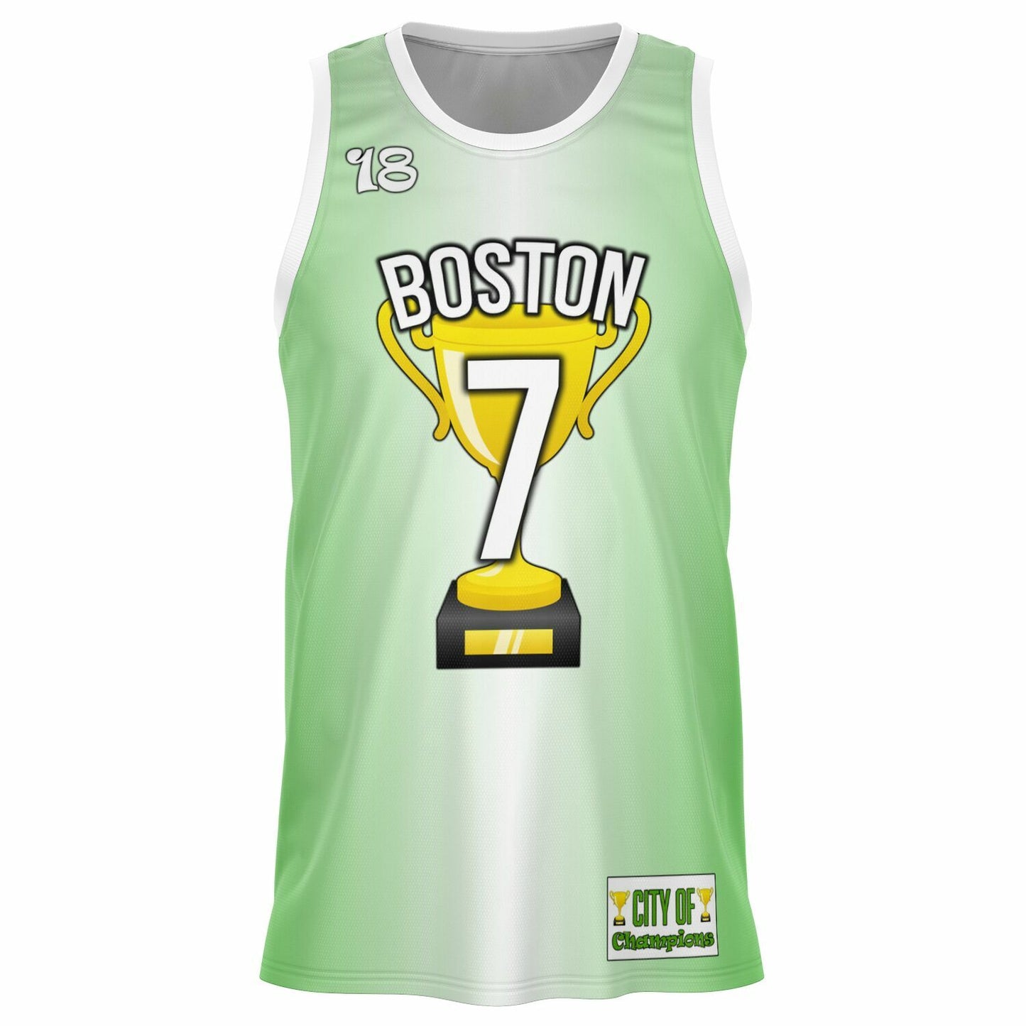 Boston Basketball Championship #7 Custom Jersey